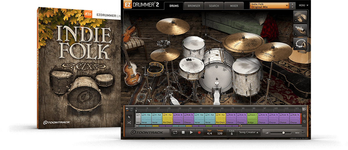 Toontrack EZX - Indie  Folk